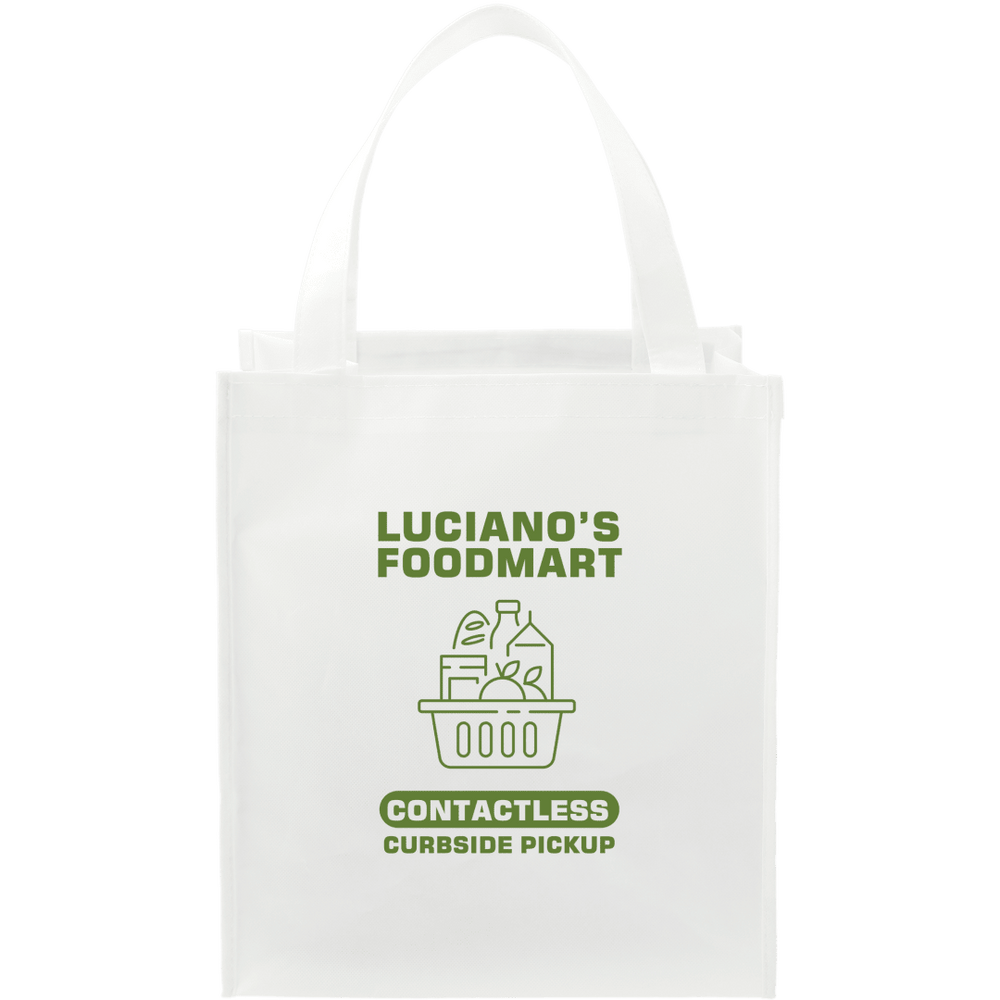 Double Laminated Wipeable Grocery Tote | Tote Bags | Bags, sku-SM-5725, Tote Bags | CFDFpromo.com