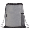 Heather Melange Drawstring Bag Backpacks & Drawstring Bags Backpacks & Drawstring Bags, Bags, sku-SM-5833 CFDFpromo.com
