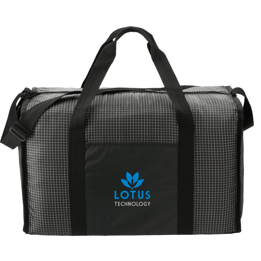 Grid Boxy Duffel | Duffels | Bags, Duffels, sku-SM-5940 | CFDFpromo.com