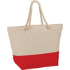 Zippered 12oz Cotton Canvas Rope Tote Tote Bags Bags, sku-SM-7066, Tote Bags CFDFpromo.com