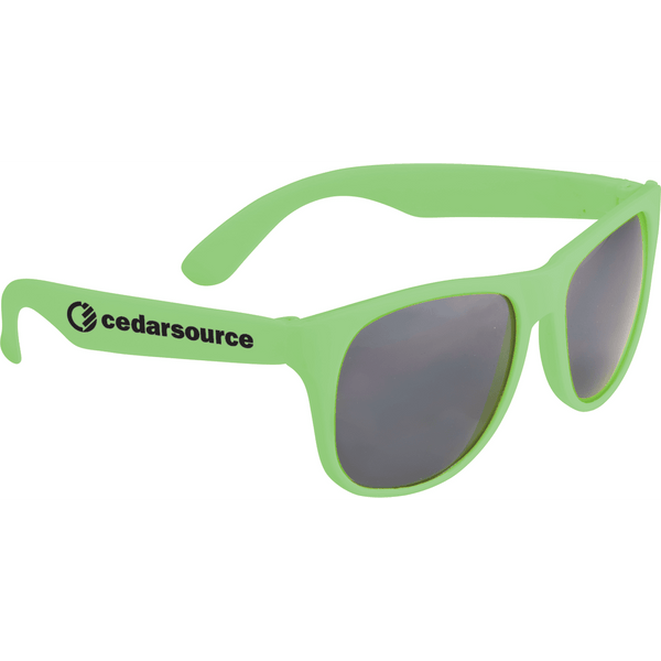 Solid Retro Sunglasses